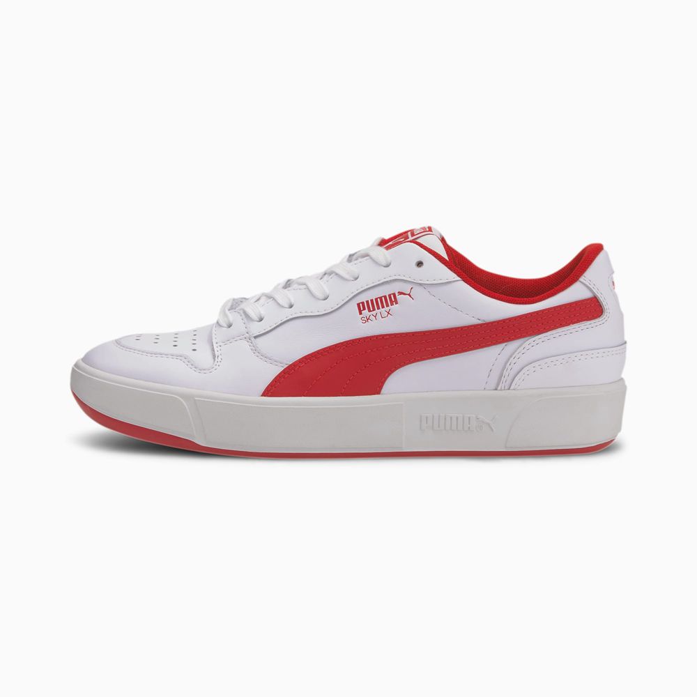Puma Sky LX Lo Férfi Kosárlabda Cipő - Fehér/Piros ( Hungary - XGDRV0645 )